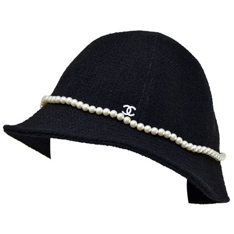 chanel pearl hat|chanel hats for sale.